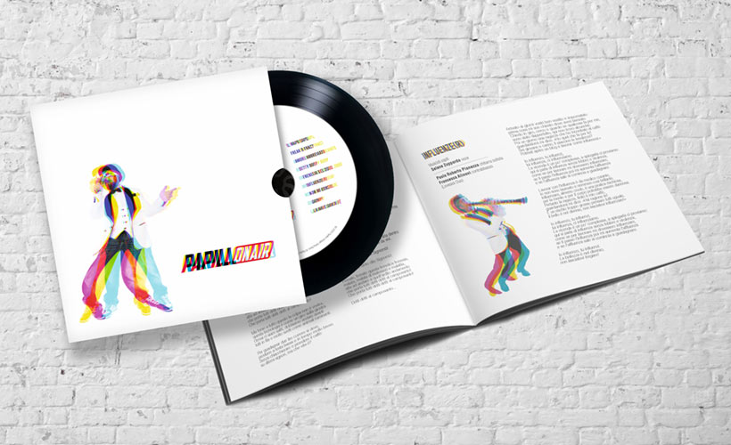 Disco Papillonair CD disco e Booklet Papillonair
